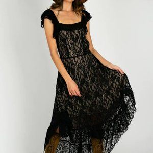 BETTE DRESS IN BLACK LACE